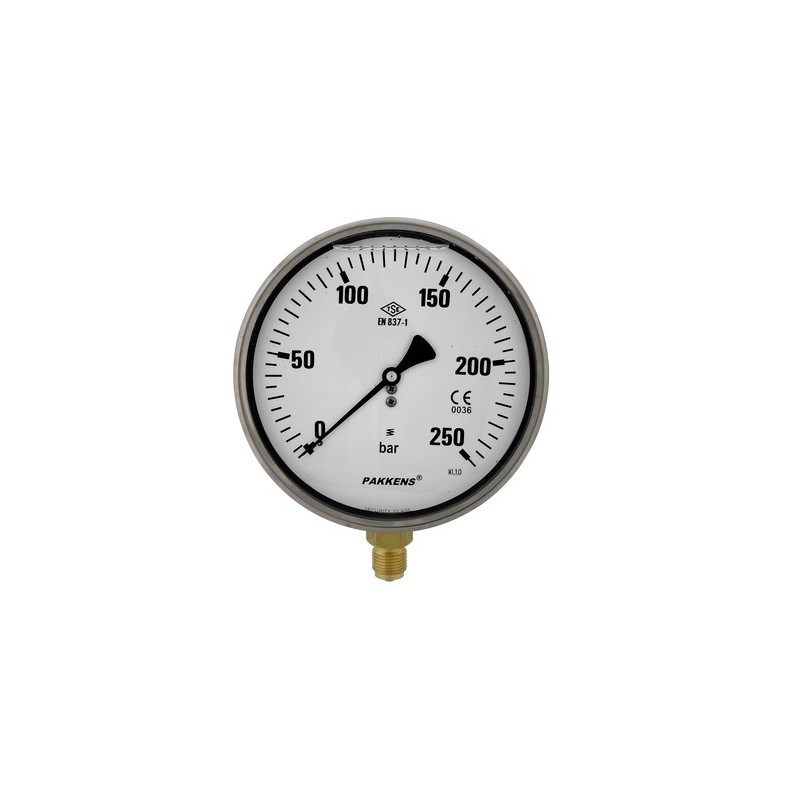 Pakkens Diameter 160 mm Glycerine Accurate Gauges Manometer