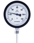 Pakkens &Ccedil;apı 100 mm Bi Metal Sıcaklık &Ouml;l&ccedil;erler