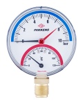 Pakkens Çapı 100 mm Kombine Termo-Manometreler Pakkens Çapı 100 mm Kombine Termo-Manometreler