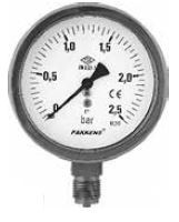 Pakkens Diameter 100 mm Complete Stainless Steel Glycerine Accurate Gauges Manometer