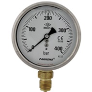 Pakkens Diameter 100 mm Complete Stainless Steel Accurate Gauges Manometer
