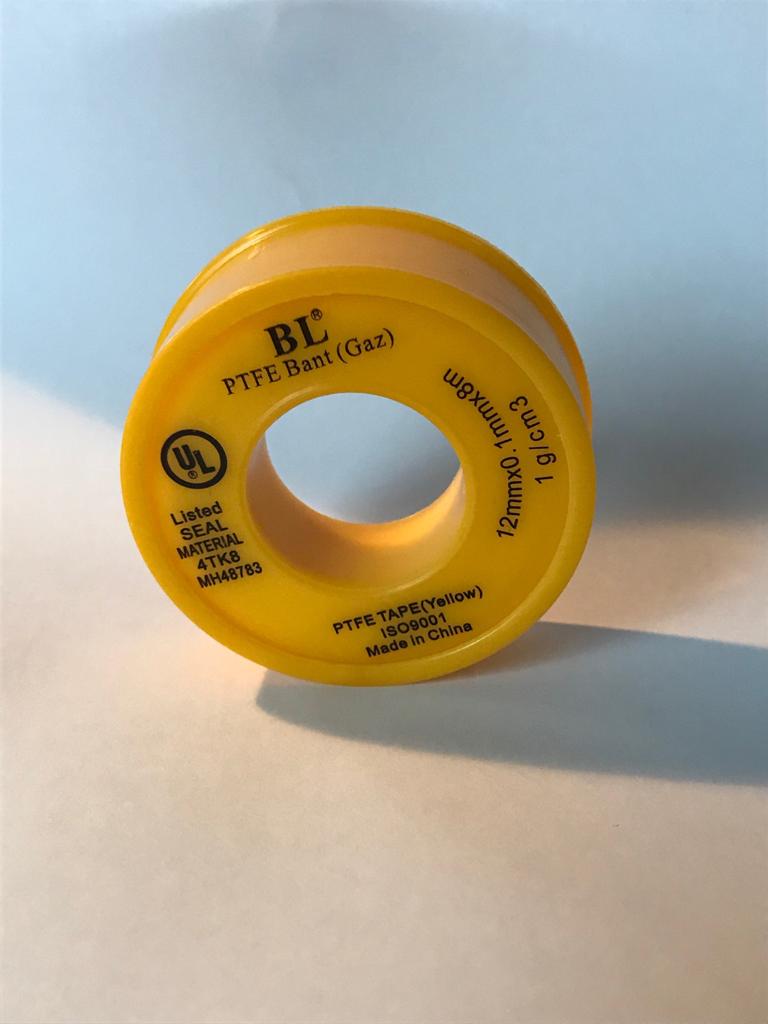 Doğalgaz i&ccedil;in Teflon Bant