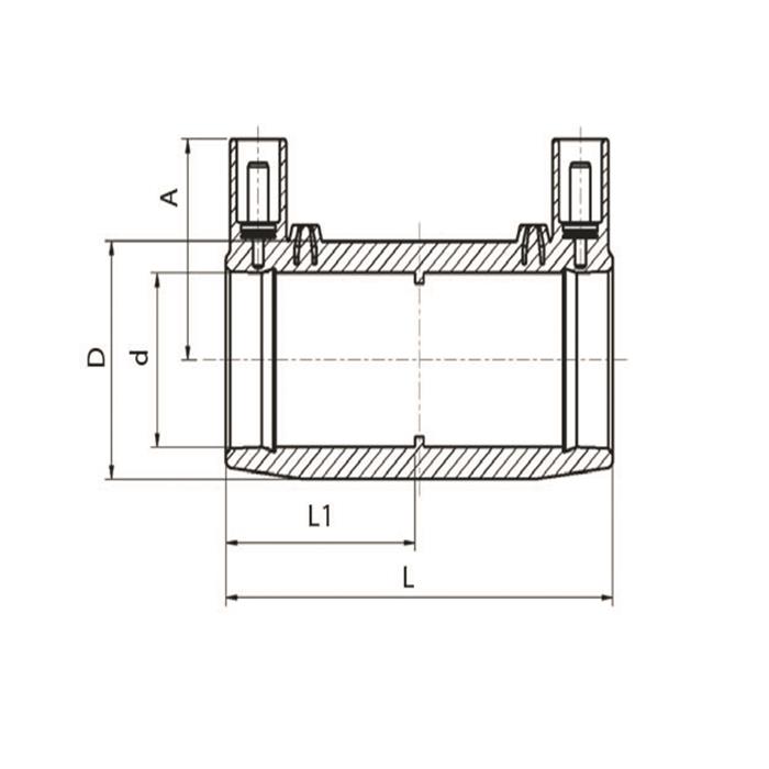 Electrofusion Coupler Polyethylene Coupler PN25