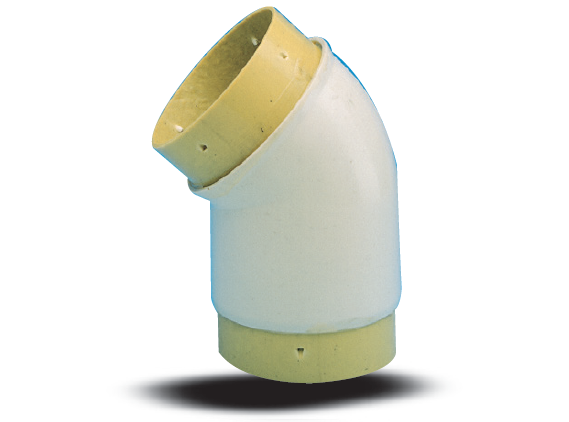 Hakan Plastik Drainage Elbow 45 &deg;
