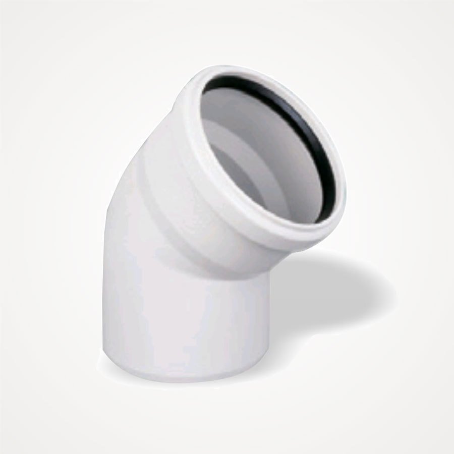 Hakan Plastik PVC Dirsek 67,5&deg;