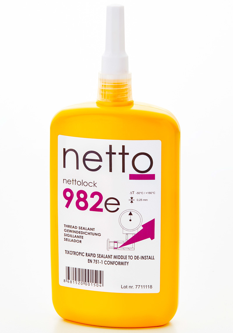 Netto 982e Medium Strength Seal Adhesive Netto 982e Medium Strength Seal Adhesive