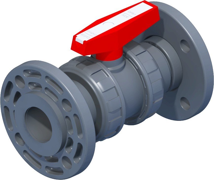 Nozbart Flanged Water Ball Valve 10 Bar