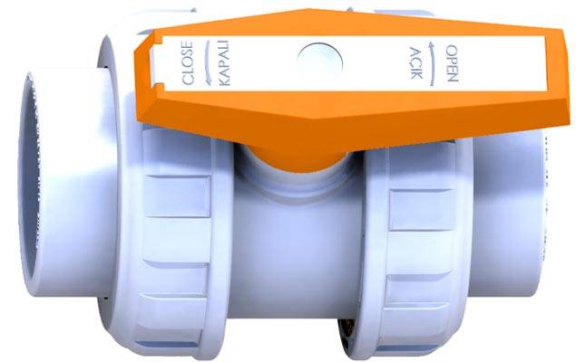 Nozbart PPRC Union Ball Valves (Hot-Cold and Asid)