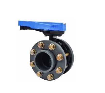 Pimtaş PVC Flanşlı Kelebek Vana (Takım) Pimtaş PVC Flanşlı Kelebek Vana (Takım)