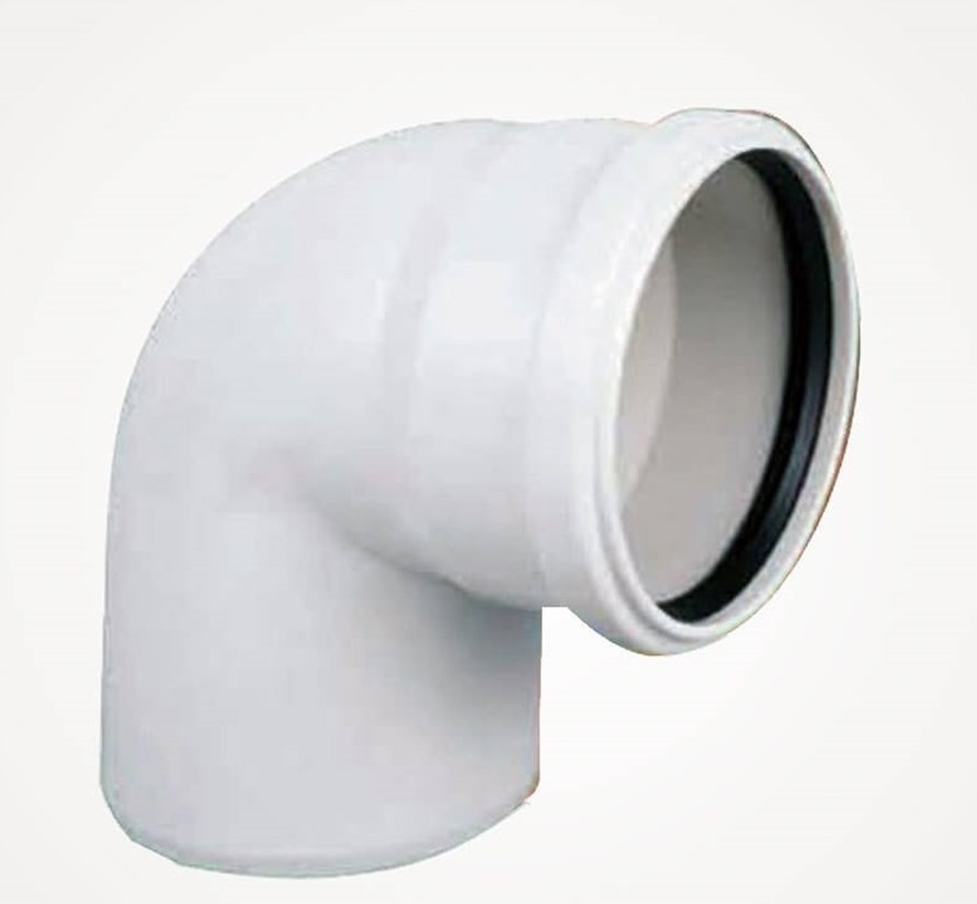 Wavin Pilsa PVC Kapalı Dirsek 87&deg;