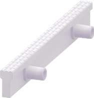 Nozbart Overflow Grating With Two Connection Parts Nozbart Overflow Grating With Two Connection Parts