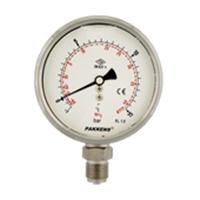 Pakkens Special Pressure Gauges Glycerin Manometer for Ammonia