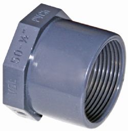 UH-PVC Dış Yapıştırma Muflu İ&ccedil; Dış Red&uuml;ks&uuml;yonlu Adapt&ouml;r